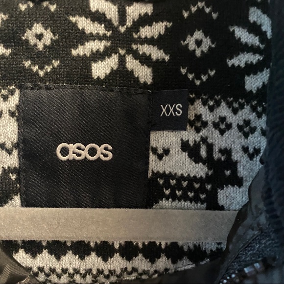 ASOS quilted olive green vest with flannel pocket size XXS - Picture 2 of 13